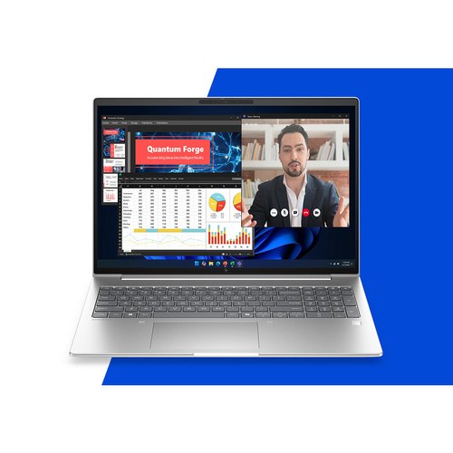 HP EliteBook 6 G2a 16 Next Gen AI PC Copilot+ PC AMD Ryzen AI 7 445 Laptop 40,6 cm (16") WUXGA 16 GB DDR5-SDRAM 512 GB SSD Wi-Fi 7 (802.11be) Windows 11 Pro Zilver AZERTY