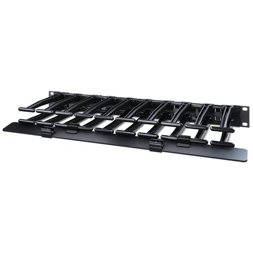 APC Horizontale kabelmanager, 1U x 6" diep, enkelzijdig met kap