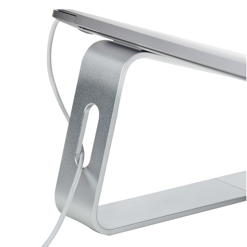 StarTech.com Laptop Standaard Bureau, Aluminum, Zilver, Max 5kg, Ergonomische Laptopstandaard, Draagbare Laptop Verhoger, Notebook Computer Stand voor Macbook Air/Pro, Dell XPS, Lenovo
