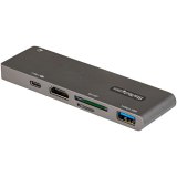 StarTech.com USB C Multiport Adapter voor MacBook Pro/Air - USB Type-C naar 4K HDMI, 100W Power Delivery Pass-through, SD/MicroSD Slot, 2-Port USB 3.0 Hub - Compacte USB-C Mini Dock