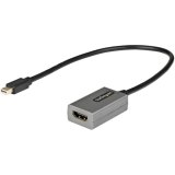 StarTech.com Mini DisplayPort naar HDMI Adapter, mDP naar HDMI Adapter Dongle, 1080p, mDP 1.2 naar HDMI Monitor/Scherm, Video Converter, 30cm Vaste Kabel, Verbeterde versie van MDP2HDMI