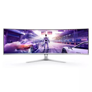 Philips Evnia 8000 49M2C8900L/00 computer monitor 124,2 cm (48.9") 5120 x 1440 Pixels Dual QHD QD-OLED Wit