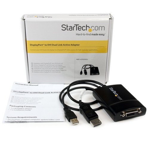 StarTech.com DisplayPort naar DVI dual link active video adapter / converter DP naar DVI-D 2560x1600