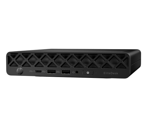 HP EliteDesk 8 Mini G1i AI PC Intel Core Ultra 7 265T 16 GB DDR5-SDRAM 512 GB SSD Windows 11 Pro Mini PC Zwart