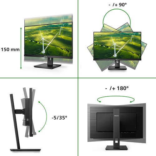 Philips B Line 272B1G/00 computer monitor 68,6 cm (27") 1920 x 1080 Pixels Full HD LED Zwart