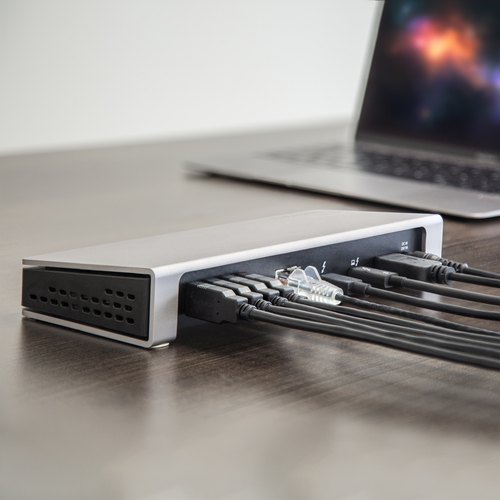 StarTech.com Thunderbolt 3 Dock - Dual Monitor 4K 60Hz TB3 Laptop Docking Station met DisplayPort - 85W Power Delivery Charging - 6-Port USB 3.0 Hub, SD 4.0, GbE, Audio - Windows & Mac