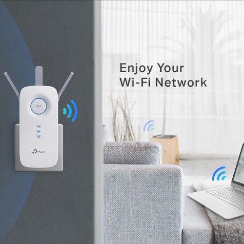 TP-Link AC1750 Wi-Fi Netwerkrepeater Wit 10, 100, 1000 Mbit/s
