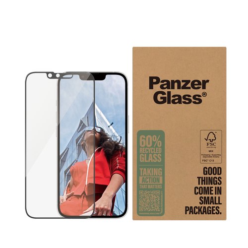 PanzerGlass ® Screen Protector iPhone 17e | 16e | 14 | 13 | 13 Pro | Ultra-Wide Fit Doorzichtige schermbeschermer Apple 1 stuk(s)