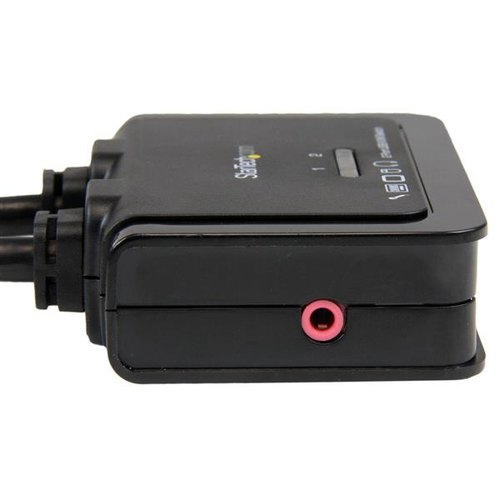 StarTech.com 2-poorts USB HDMI-kabel KVM-switch met audio en remote switch met USB-voeding