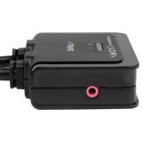 StarTech.com 2-poorts USB HDMI-kabel KVM-switch met audio en remote switch met USB-voeding