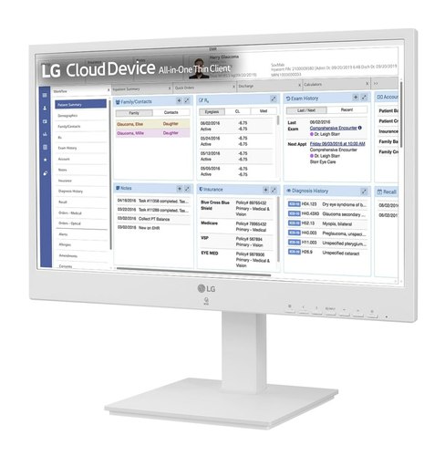 LG 24CR671N-2P.AEU All-in-One PC/workstation Intel® Pentium® N6005 60,5 cm (23.8") 1920 x 1080 Pixels All-in-One thin client 8 GB DDR4-SDRAM 256 GB SSD Wit