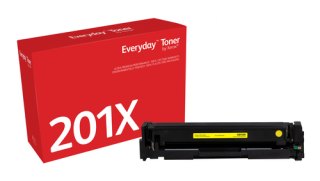 Everyday Geel Toner compatibel met HP 201X (CF402X), High capacity