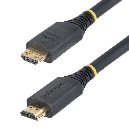 StarTech.com 6m High Speed HDMI Kabel met Grip Connectors, 4K 60Hz/1440p 144Hz, HDR10/HDCP 2.2/ARC, 18Gbps, UHD HDMI 2.0 Kabel voor TV/Monitor/Display, TPE Mantel