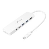 j5create JCD373-N USB-C® Lichtgewicht Multi Adapter