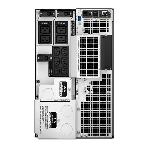 APC Smart-UPS On-Line SRT8KXLI - 8kW/VA, 6x C13, 4x C19, hardwire 1 fase uitgang, Embedded NMC, tower