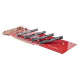 StarTech.com QUAD-M2-PCIE-CARD-B interfacekaart/-adapter Intern M.2