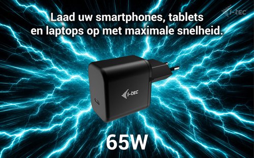 i-tec 65W USB-C GaN Charger