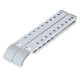 StarTech.com Inklapbare Laptopstandaard, Verstelbare Hoek, Ergonomische Laptophouder, Draagvermogen 10Kg, Ventileren/Kantelen/Verhogen, Aluminium Tablet/Laptop Steun/Riser/Staander