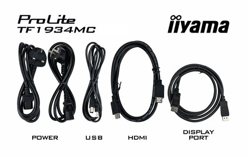 iiyama ProLite TF1934MC-B7X computer monitor 48,3 cm (19") 1280 x 1024 Pixels SXGA LED Touchscreen Zwart
