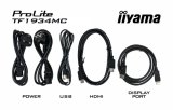 iiyama ProLite TF1934MC-B7X computer monitor 48,3 cm (19") 1280 x 1024 Pixels SXGA LED Touchscreen Zwart