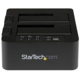 StarTech.com Standalone USB 3.1 Hard Drive Cloner, Dual Bay HDD/SSD Kloner/Copier, 10Gbps USB naar SATA III HDD/SSD Docking Station, Harde Schijf Duplicator Dock, Hard Disk Copy