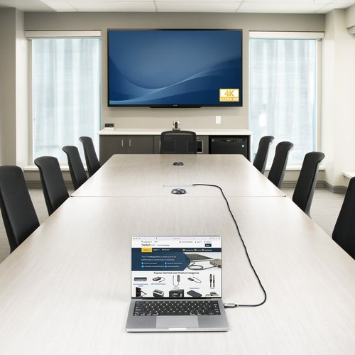 StarTech.com 9,15m USB-C naar HDMI 2.0 Actieve Optische Kabel (AOC), OM3 Multi-mode, 4K 60Hz, CL3 Rated, HDR10, HDCP1.4/2.2, Unidirectionele USB Type-C naar HDMI Adapterkabel
