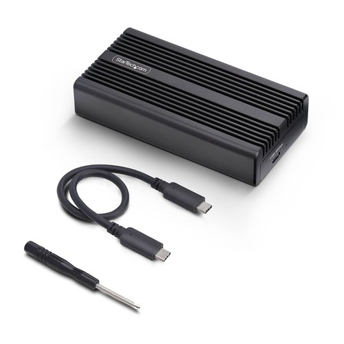 StarTech.com USB4 M.2 NVMe SSD Behuizing, 40Gbps, Externe USB-C / Thunderbolt NVMe SSD Enclosure, Aluminium Heatsink, B+M/M-Key