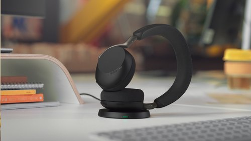 Jabra Evolve3 75 Headset Bedraad en draadloos Hoofdband USB Type-C Bluetooth Zwart