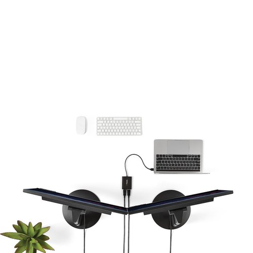 StarTech.com USB-naar-Dual DisplayPort-adapter - 4K 60Hz - USB 3.0 (5 Gbps)