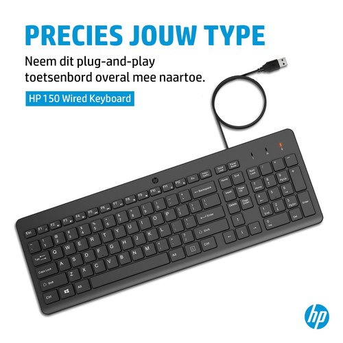 HP 150 Wired Keyboard