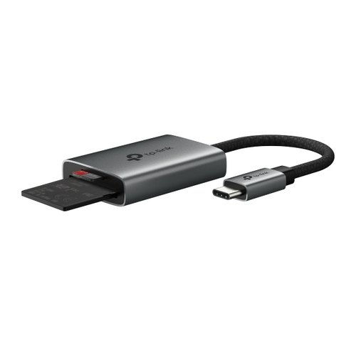 TP-Link UA430C geheugenkaartlezer USB 3.2 Gen 1 (3.1 Gen 1) Type-C Grijs