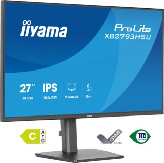 iiyama ProLite XB2793HSU-B1 computer monitor 68,6 cm (27") 1920 x 1080 Pixels Full HD LED Zwart