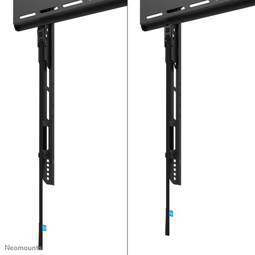 Neomounts WL30-750BL18 Heavy duty muurbeugel 55-98" - vlak - vergrendelbaar - snelle installatie - TÜV