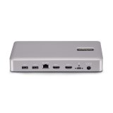 StarTech.com Dual-Monitor USB4 Docking Station, Dual 4K 120Hz of Single 8K 60Hz HDMI, 100W Laptop Charging, 2.5GbE, USB-C Multi-Monitor Dock, Zonder Drivers