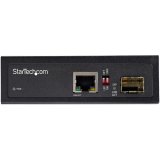 StarTech.com Industrial Glasvezel naar Ethernet Media Converter 1Gbps SFP to RJ45/ CAT6 Netwerk Single Mode/Multi Mode Gigabit Fiber naar Koper 12-56V DC IP-30/ -40 tot +75C