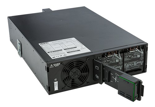 APC Smart-UPS On-Line SRT5KRMXLW-HW - 5kW/VA, hardwire 1 fase uitgang, rackmountable, Embedded NMC, 208V/230V