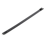 StarTech.com 22 cm Metalen Kabelbinders 7 mm Breed, 55 mm Bundeldiameter, 45 kg Treksterkte Nylon gecoat 316 Roestvrij Staal Zelfsluitende en Detecteerbare Metalen Snelbinders 50 stuks