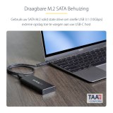 StarTech.com M.2 SSD behuizing voor M.2 SATA SSD - USB 3.1 (10Gbps) met USB-C kabel