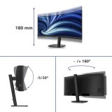 Philips 34B2N3500C/00 computer monitor 86,4 cm (34") 3440 x 1440 Pixels Wide Quad HD LCD Zwart