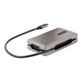 StarTech.com USB-C Multiport Adapter, 4K 60Hz HDMI 2.0b, HDR, USB 3.2 Gen 2 10Gbps Hub (2xUSB-C, 1xUSB-A), 100W PD Pass-Through, Mini Travel Dock, 30cm Kabel, Laptop Docking Station, USB Type-C Travel Adapter