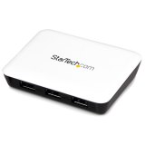StarTech.com USB 3.0 naar gigabit Ethernet NIC netwerkadapter met 3-poorts hub - wit