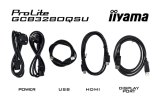 iiyama G-MASTER GCB3280QSU-B2 computer monitor 80 cm (31.5") 2560 x 1440 Pixels Dual QHD LED Zwart