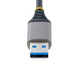 StarTech.com 4-Port USB Hub, USB 3.0 5Gbps, Bus Powered USB-A naar 4x USB-A Hub met Optionele Extra Power Input, Compacte Desktop/Laptop USB Hub, 30cm Kabel, USB 3.0 Expansion Hub