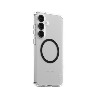 PanzerGlass CARE™ by ® Urban Combat Case Transparent w. Black Qi Compatible Samsung Galaxy S25+ mobiele telefoon behuizingen Hoes Transparant
