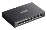 TP-Link Omada ES208GP netwerk-switch Managed L2 Gigabit Ethernet (10/100/1000) Power over Ethernet (PoE) DIN-rail Zwart