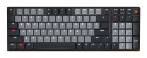 CHERRY KW 550 MX LP toetsenbord Thuis/Werk USB + Bluetooth QZERTY Amerikaans Engels Zwart
