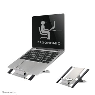 Neomounts NSLS100 Laptopstandaard 10-22" - opvouwbaar - compact - universeel