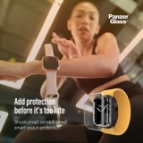 PanzerGlass ® Full body Case Black Apple Watch SE 3 | SE | 6 | 5 | 4 | 44mm Doorzichtige schermbeschermer 1 stuk(s)