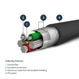 StarTech.com Premium USB-A naar Lightning Kabel 1m Zwart - USB Type A naar Lightning Charge & Sync Oplaadkabel - Verstevigd met Aramide Vezels - Apple MFi Gecertificeerd - iPad Air iPhone 12