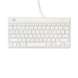 R-Go Tools Ergonomisch toetsenbord R-Go Compact Break, compact toetsenbord met pauzesoftware, QWERTY (US), bedraad, wit